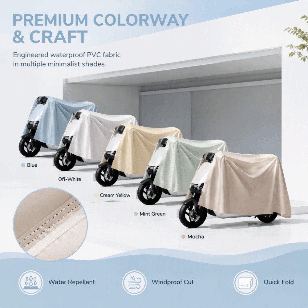 Thickened Rain Poncho Waterpro - Electric Scooter Rain Cover recension och pris