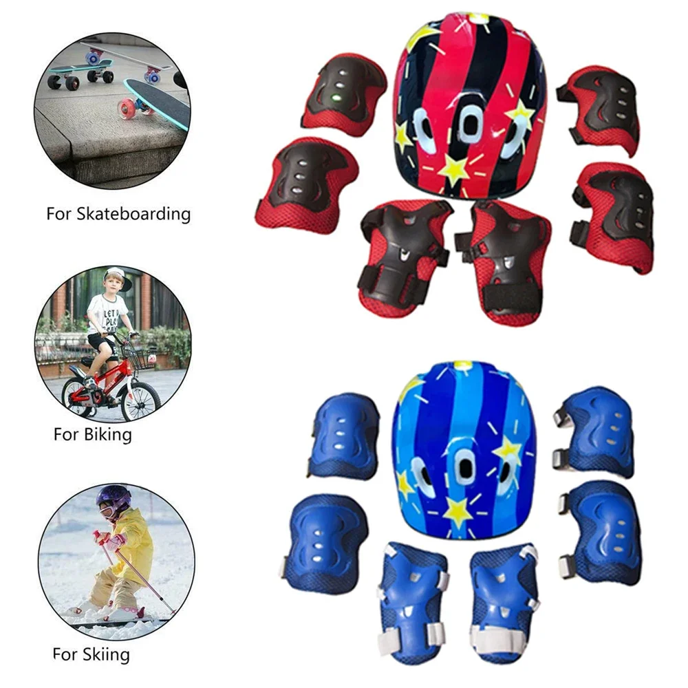 Adjustable Kids Helmet and Kne - Scooter Helmet Set recension och pris