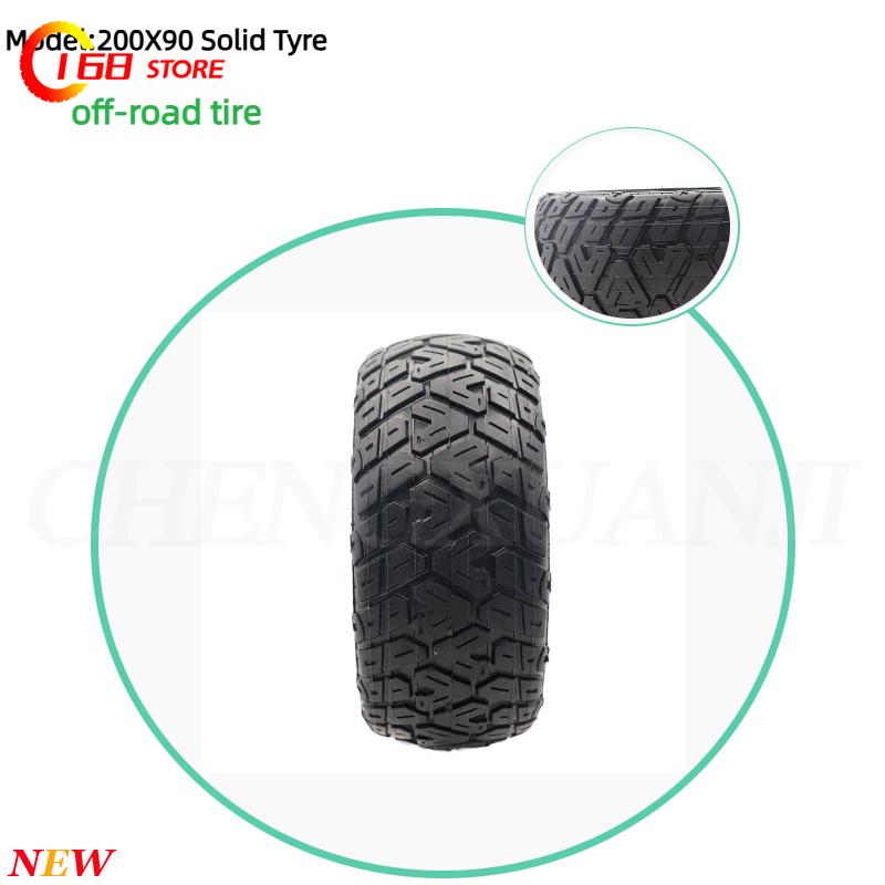 200x90 Solid Non-Pneumatic Tir - Scooter Tire recension och pris