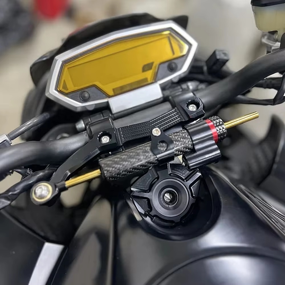aluminium CNC motorcycle steer - Steering Damper Stabilizer Kit Cnc recension och pris