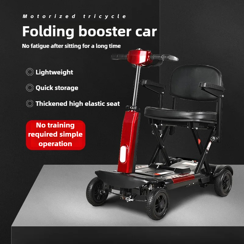 NEW 4-wheeled Elderly Disabled - Folding Electric Scooter recension och pris