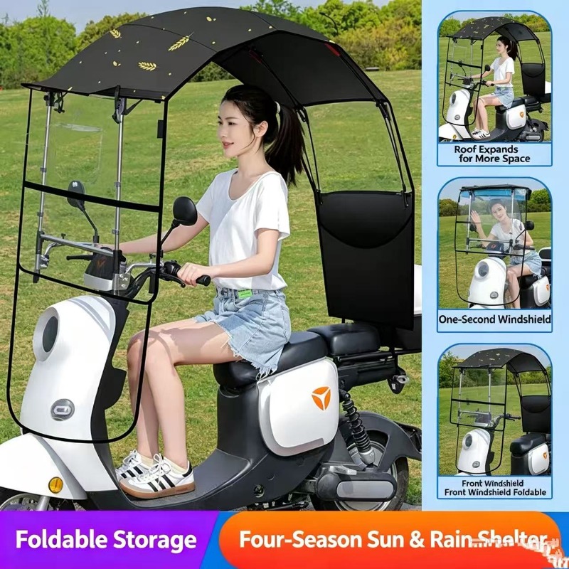 Windproof Waterproof Electric  - Electric Scooter Rain Cover recension och pris