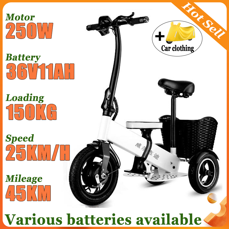 Adult Electric Tricycle Portab - Folding Electric Scooter recension och pris