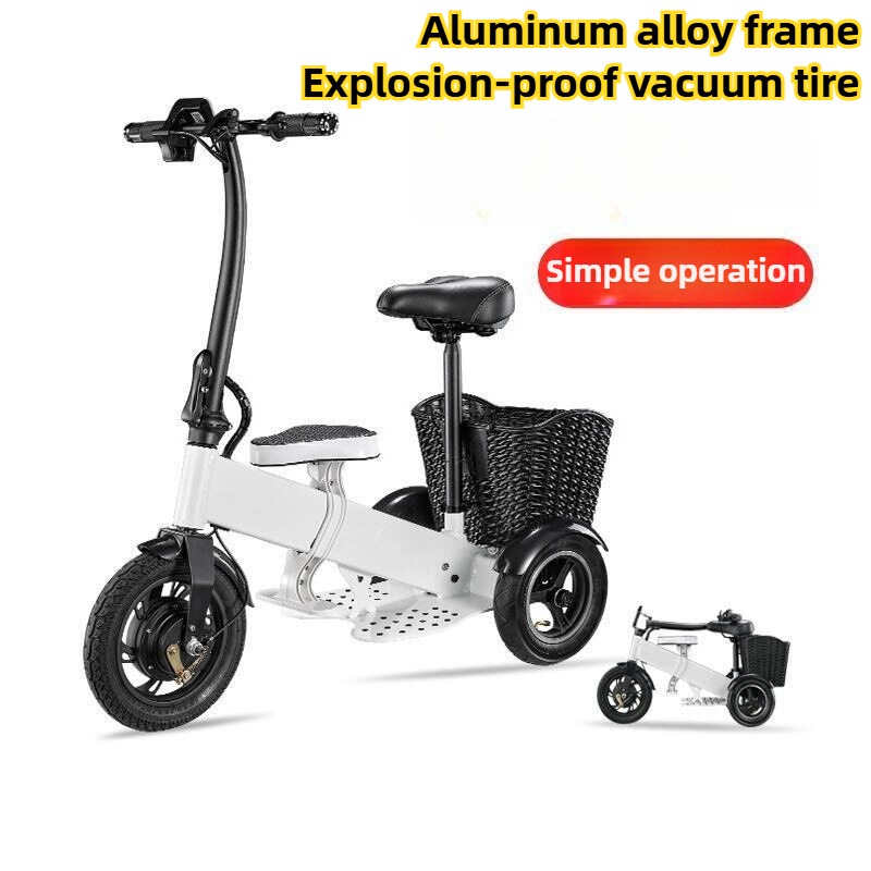Adult Electric Tricycle Portab - Folding Electric Scooter recension och pris