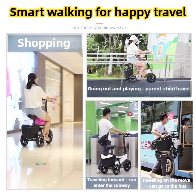 Adult Electric Tricycle Portab - Folding Electric Scooter recension och pris