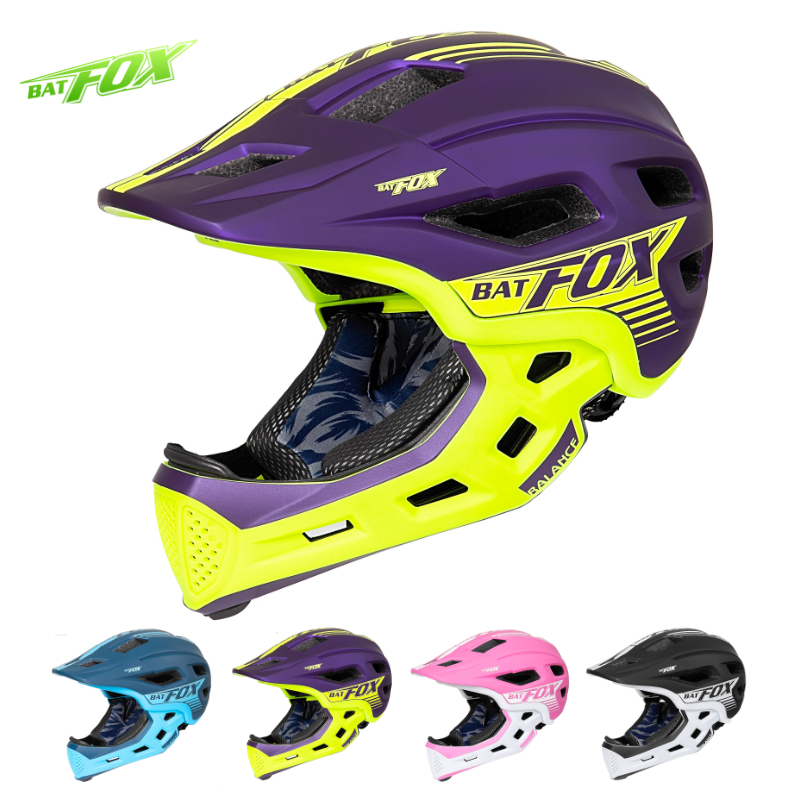 BATFOX Full Face Helmet Kids D - Scooter Helmet Set recension och pris