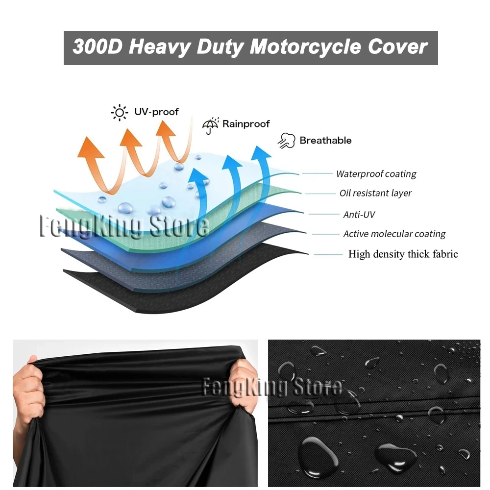 Motorcycle Cover Waterproof Al - Electric Scooter Rain Cover recension och pris