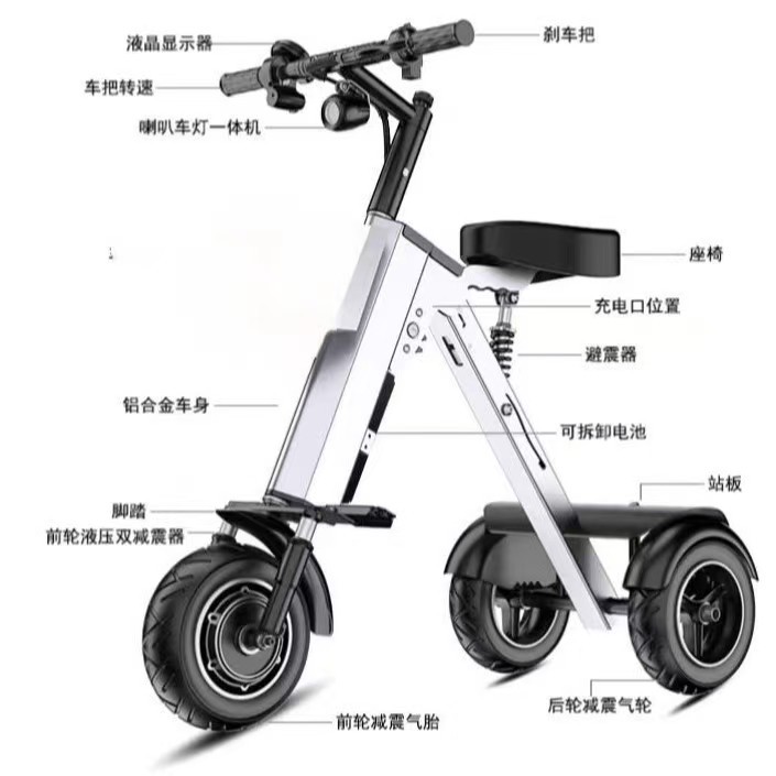 Folding electric car small ele - Electric Scooter recension och pris