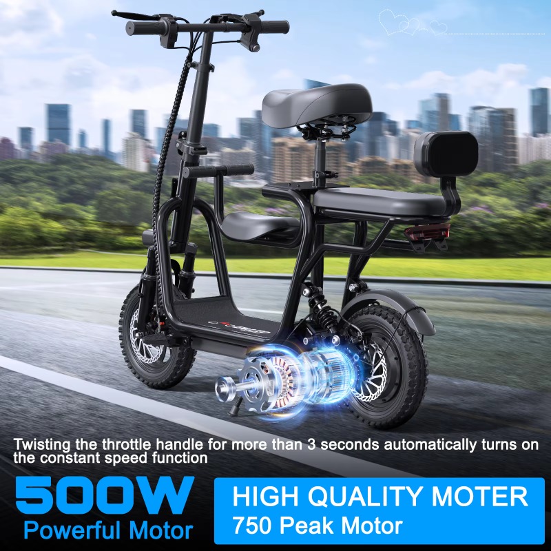 Spacewalk Electric Scooter wit - Scooter Tire recension och pris