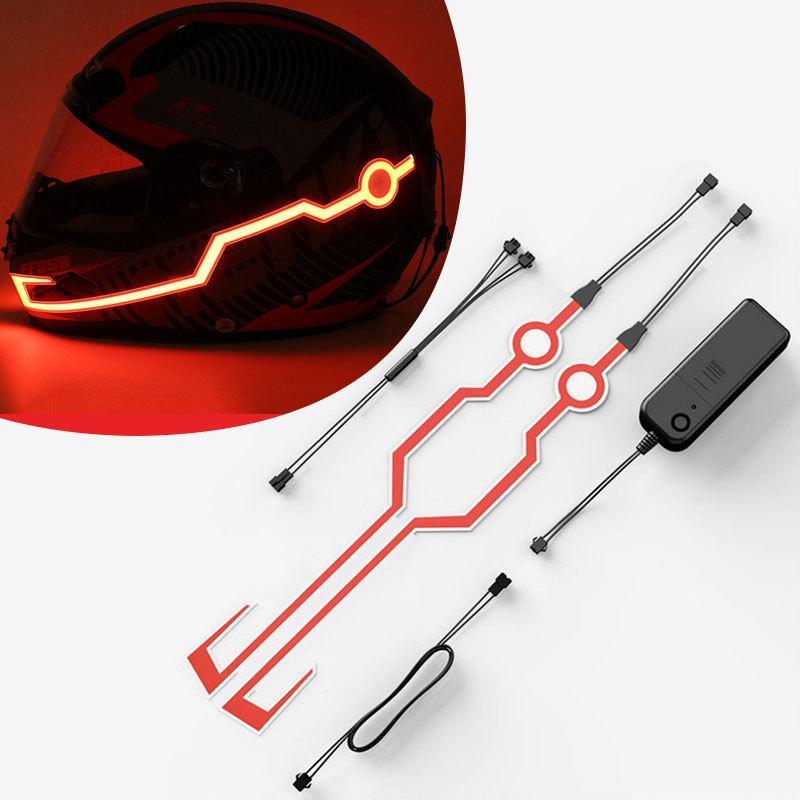 LED Motorcycle Helmet Warning  - Scooter Helmet Set recension och pris