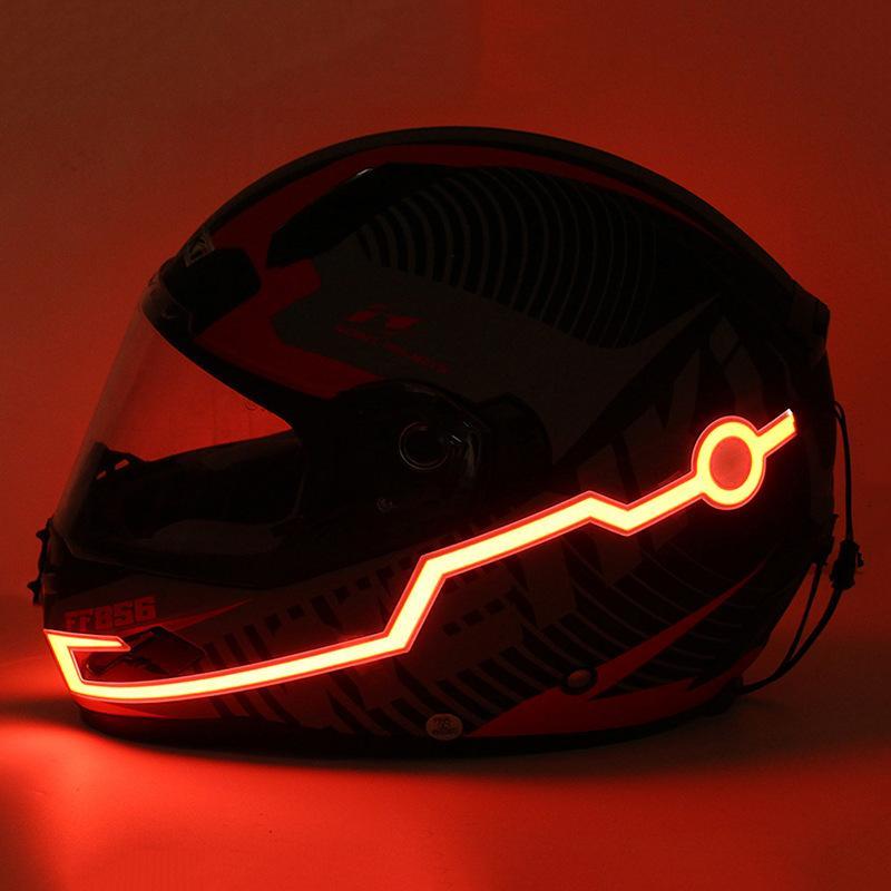 LED Motorcycle Helmet Warning  - Scooter Helmet Set recension och pris