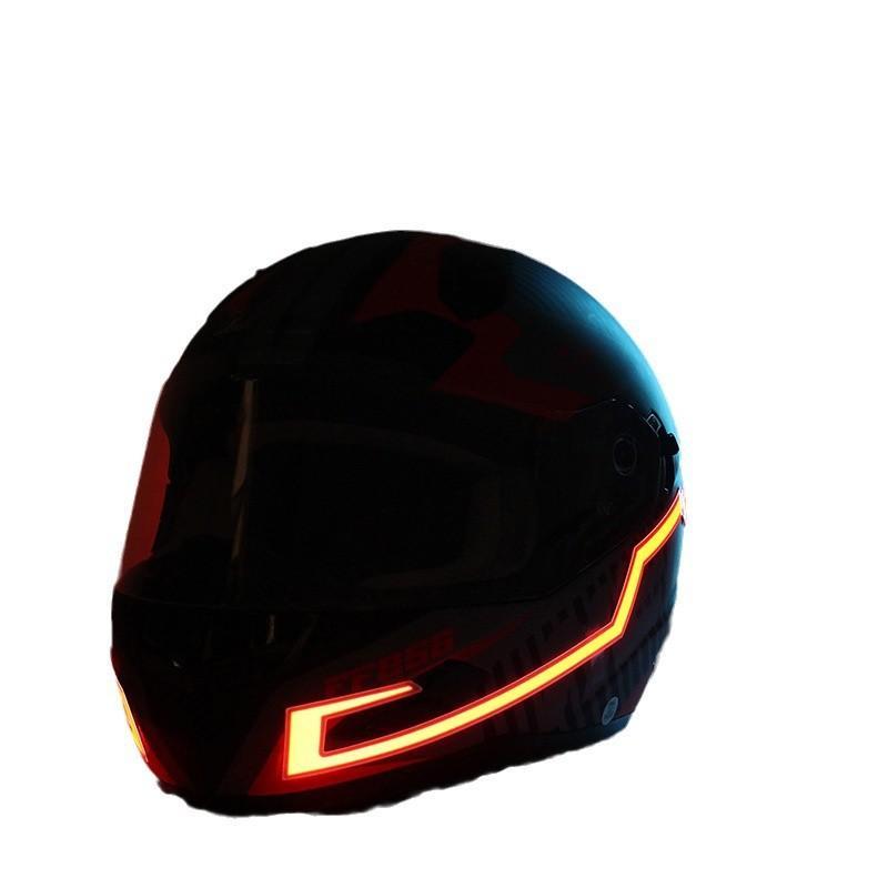 LED Motorcycle Helmet Warning  - Scooter Helmet Set recension och pris