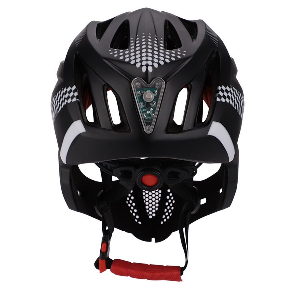 NEW LED Kids Full Face MTB Bik - Scooter Helmet Set recension och pris